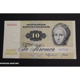 1972- DINAMARCA - 10 KRONER- CATALINA SOFIA