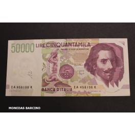 1992- BERNINI - 50000 LIRE - ITALIA - BILLETE