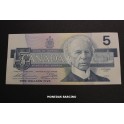 1986- CANADA - 5 DOLLARS - LAURIER - BILLETE