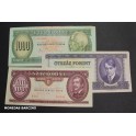 1983-1990-1992- HUNGRIA - FORINT - 3 BILLETES