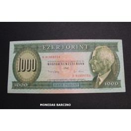 1993- HUNGRIA - 1000 FORINT- BARTOK BELA- BILLETE