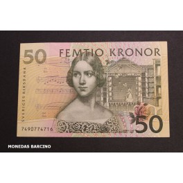 1997- SUECIA -50 KRONOR - JENNY LIND- BILLETE