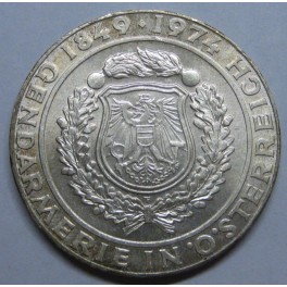 1974-POLICIA - 50 SHILLING - AUSTRIA - PLATA