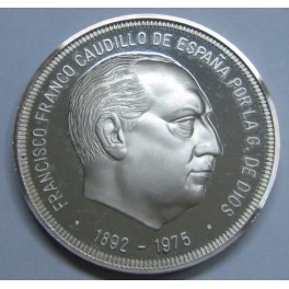 1975- FRANCISCO FRANCO - 2 ONZAS - ESPAÑA - PLATA