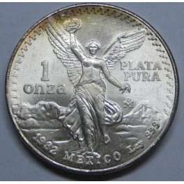 1982- LIBERTAD - ONZA - MEXICO - PLATA- BULLION