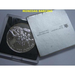 1992 - CANADA -  DOLLAR -- DILIGENCIA -- PLATA