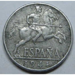 1941 - PLVS  V - 10 CENTIMOS  - MADRID - ESTADO ESPAÑOL