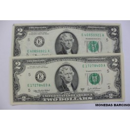 1976- VIRGINIA - 2 DOLLAR- BILLETE - USA