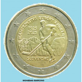 2025- HOCKEY HIELO - 2 EUROS - ESLOVAQUIA