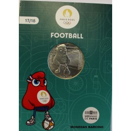 2024- FOOTBALL- 10 EUROS - FRANCIA -BLISTER