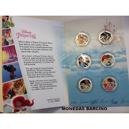 2025- PRINCESAS -DISNEY- COLOR -6 MEDALLAS