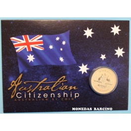 2023- CITIZENSHIP- 1 DOLLAR- AUSTRALIA -KANGUROS