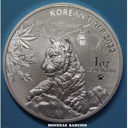 2022- TIGRE- 1 ONZA - KOREA -COREA-PLATA