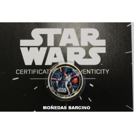 2023- STAR WARS - COLOR - PLATA - MEDALLA