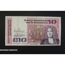 1988- IRLANDA- 10 POUNDS - JONATHAN - BILLETE