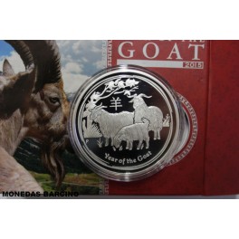 2015 - GOAT - 1 DOLLAR - AUSTRALIA - 1 ONZA- PROOF