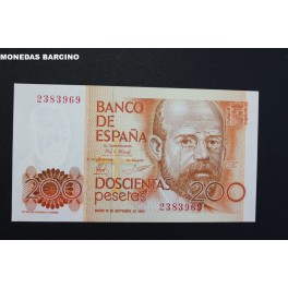 1980- CLARIN -SIN SERIE - 200 PESETAS - BILLETE