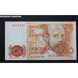 1980- CLARIN - SIN SERIE - 200 PESETAS - BILLETE