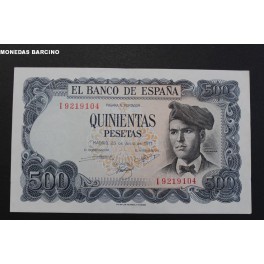 1971- VERDAGUER -SERIE I - 500 PESETAS -MADRID