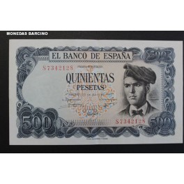 1971- VERDAGUER -SERIE I - 500 PESETAS -MADRID