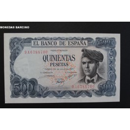 1971- VERDAGUER -SERIE 9A- 500 PESETAS -MADRID