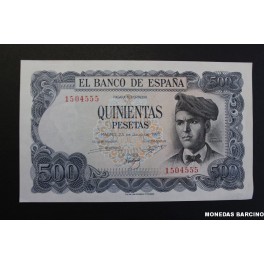 1971- VERDAGUER - SIN SERIE - 500 PESETAS 