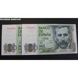 1979- GALDOS -SIN SERIE- 1000 PESETAS- PAREJA