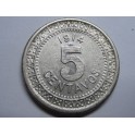 1914 - MEXICO - 5 CENTAVOS - AGUILA