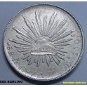 1897- GORRO - 8 REALES - MEXICO A.M. - PLATA
