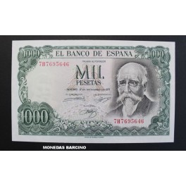 1971- ECHEGARAY -SERIE 7H- 1000 PESETAS - MADRID