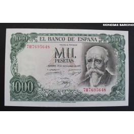 1971- ECHEGARAY - SERIE 7H- 1000 PESETAS - MADRID