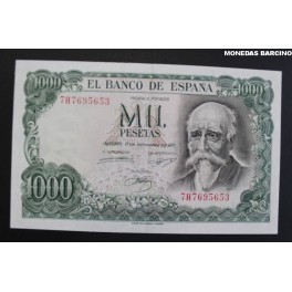 1971- ECHEGARAY - SERIE 7H- 1000 PESETAS - MADRID