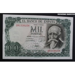 1971- ECHEGARAY - SERIE 2R- 1000 PESETAS - MADRID