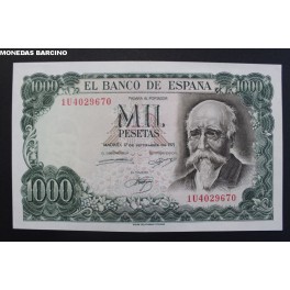 1971- ECHEGARAY - SERIE 1U- 1000 PESETAS - MADRID
