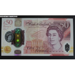 2020- GREAT BRITAIN - 50 POUNDS - ELIZABETH II - POLYMER