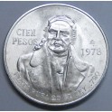 1978- MORELOS - 100 PESOS - MEXICO- PLATA