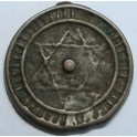 1289- MARRUECOS -3 FALUS - MOHAMMED IV  -BRONCE