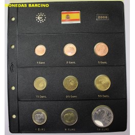 2006- 9 MONEDAS - EUROS - ESPAÑA- HOJA PARDO 2006- 9 MONEDAS - EUROS - ESPAÑA- HOJA PARDO