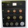 2005- 10 MONEDAS - EUROS - ESPAÑA- HOJA PARDO