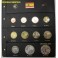 2011- 11 MONEDAS - EUROS - ESPAÑA- HOJA PARDO