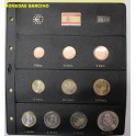 2013- 10 MONEDAS - EUROS - ESPAÑA- HOJA PARDO