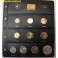 2007- 10 MONEDAS - EUROS - ESPAÑA- HOJA PARDO