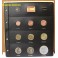 2008- 9 MONEDAS - EUROS - ESPAÑA- HOJA PARDO