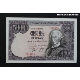1976- CARLOS III -SIN SERIE- 5000 PESETAS -BANCO  ESPAÑA