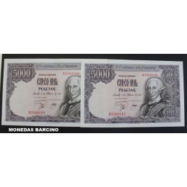 1976- CARLOS III - SERIE H- 5000 PESETAS - ESPAÑA