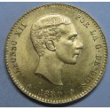 1880 - MSM - 25 PESETAS - ORO - ALFONSO XII 