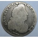 1694- FRANCIA - 1/4 ECU- LUIS XIV - DIJON -PLATA