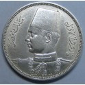 1939- EGIPTO - 5 PIESTRES - FAROUK I - PLATA