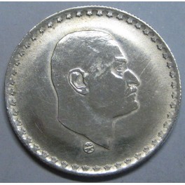 1970- EGIPTO - 25 PIESTRES - NASSER - PLATA