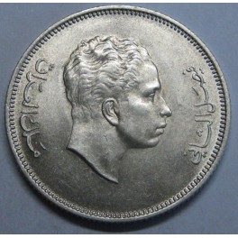 1955- IRAQ - IRAK - 50 FILS - FAISAL II - PLATA
